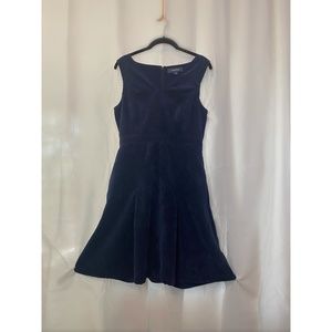 ModCloth Dark Blue Pinafore Style Dress Size 6